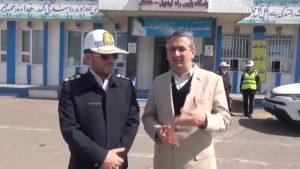 دیدار نوروزی دکتر احد بیوته با رئیس پاسگاه محور اردبیل،خلخال جناب سرهنگ اصغری