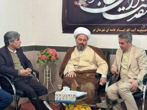 دیدار نوروزی دکتر احد بیوته با حجت الاسلام والمسلمین نعمتی امام جمعه شهرستان نیر