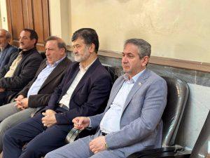 دیدار نوروزی دکتر احد بیوته با حجت الاسلام اسد زاده امام جمعه شهرستان نمین