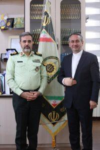 دیدار دکتر احد بیوته، رئیس مجمع نمایندگان استان اردبیل، با سردار تقوی فرمانده انتظامی استان اردبیل