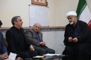 دیدار نوروزی دکتر احد بیوته با امام جمعه شهرستان نمین