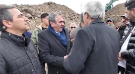 آغاز عملیات اجرایی پروژه احداث استخر ذخیره آب در بخش ارشق اردبیل